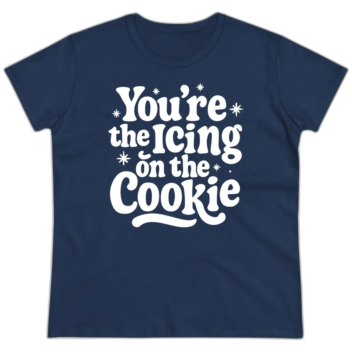 You're The Icing On The Cookie Ladies Tee in Navy