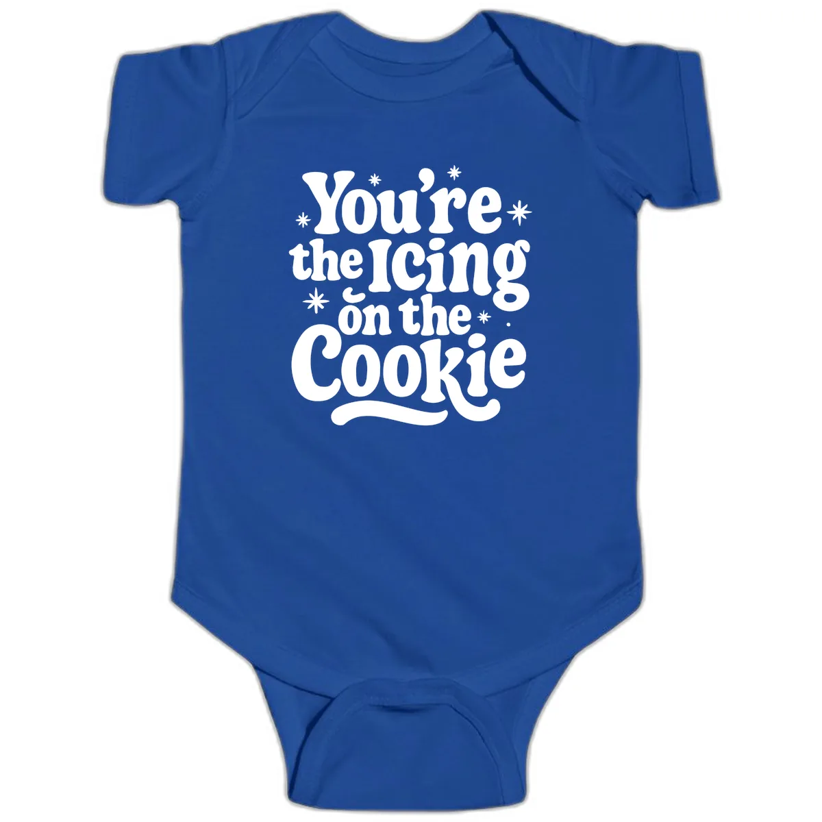 You're The Icing On The Cookie Baby Onesie in Royal