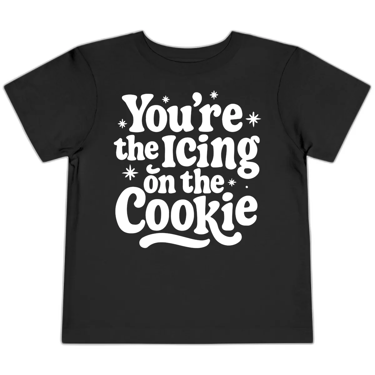 You're The Icing On The Cookie Toddler T-Shirt in Black