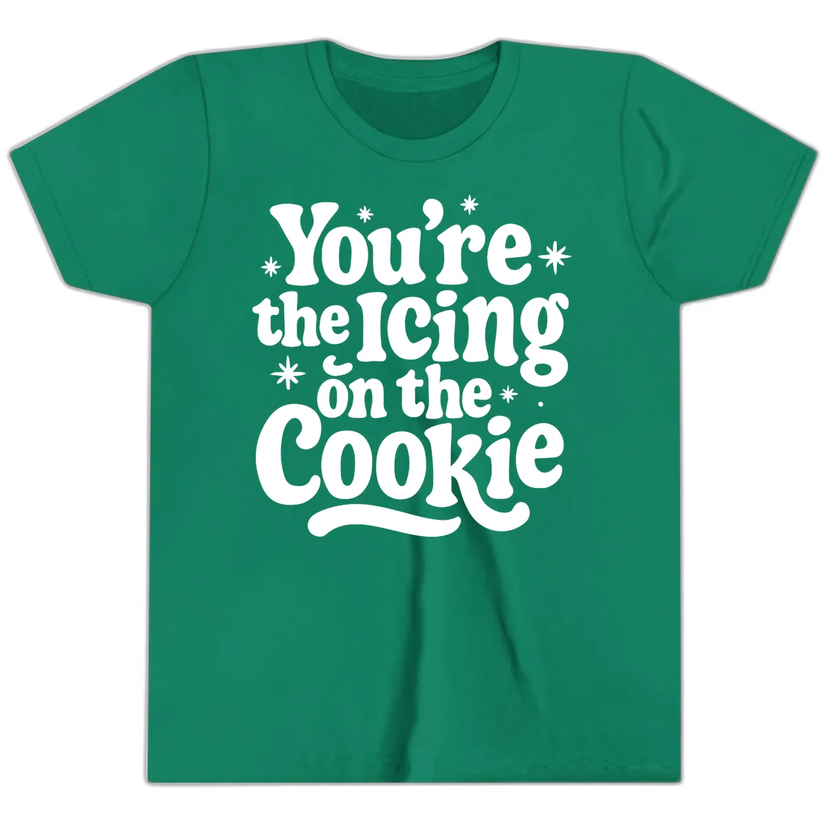 You're The Icing On The Cookie Youth T-Shirt in Kelly