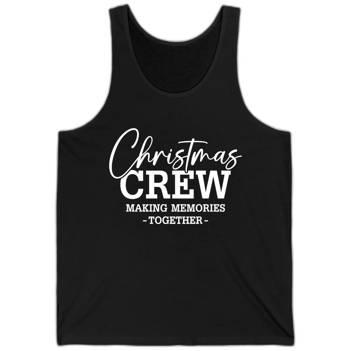 Christmas Crew Making Memories Together Tank in Black