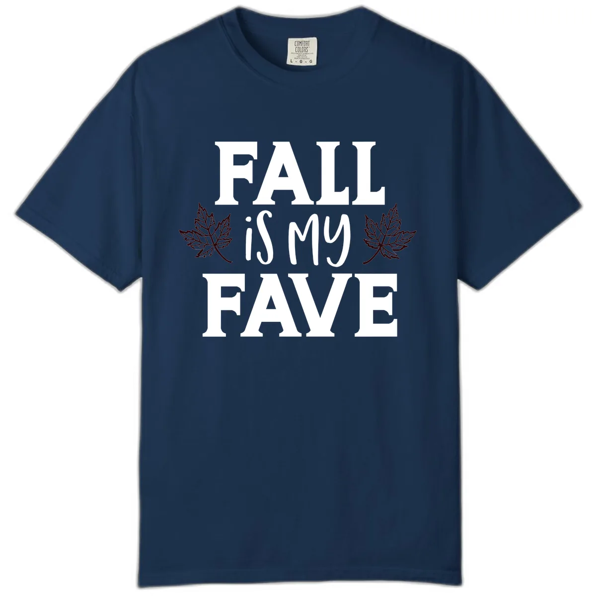 Fall Is My Favorite Season Comfort Color in Navy