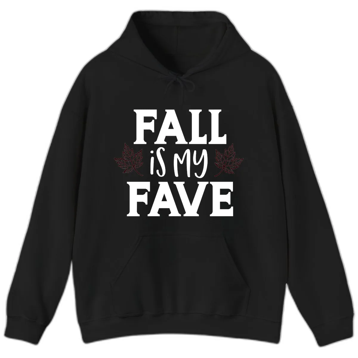 Fall Is My Favorite Season Hoodie in Black