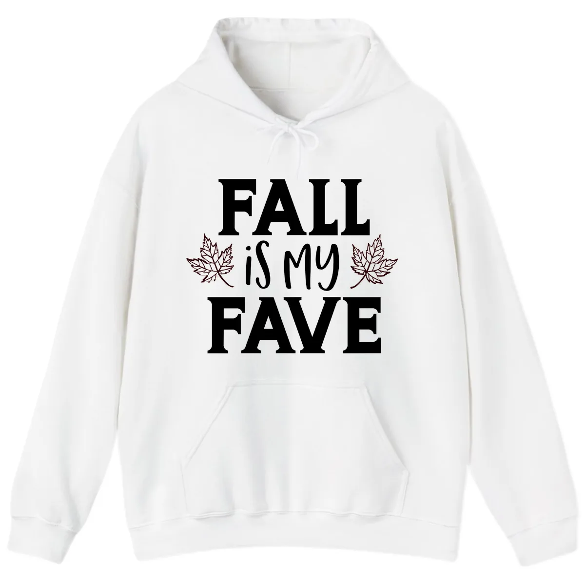 Fall Is My Favorite Season Hoodie in White