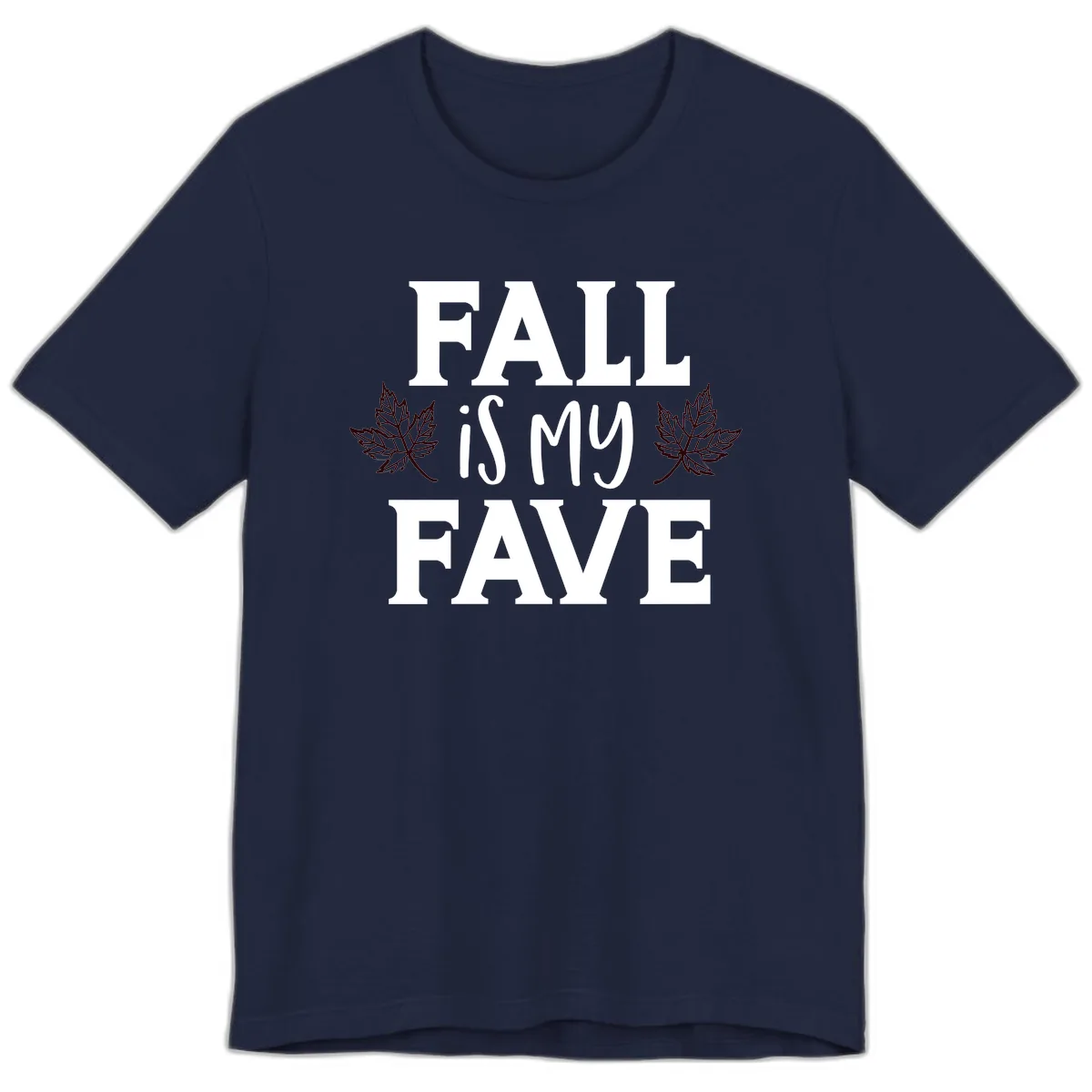 Fall Is My Favorite Season Premium T-Shirt in Navy