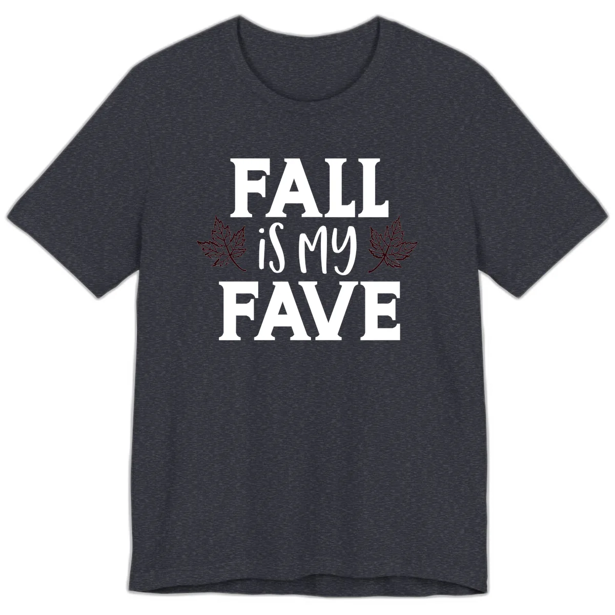 Fall Is My Favorite Season Premium T-Shirt in Heather Navy