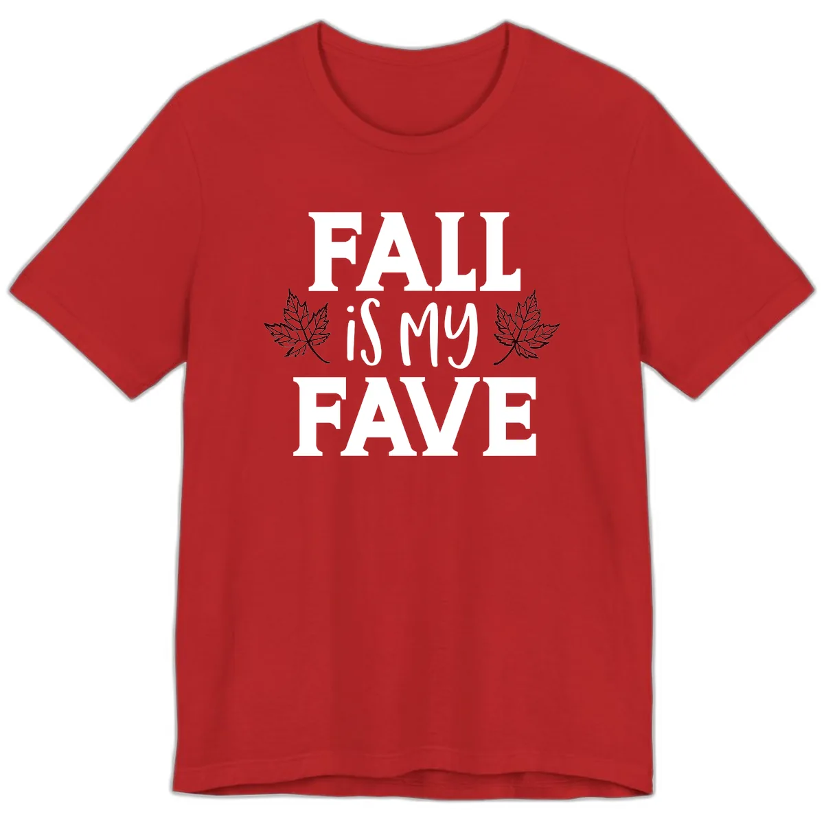 Fall Is My Favorite Season Premium T-Shirt in Red
