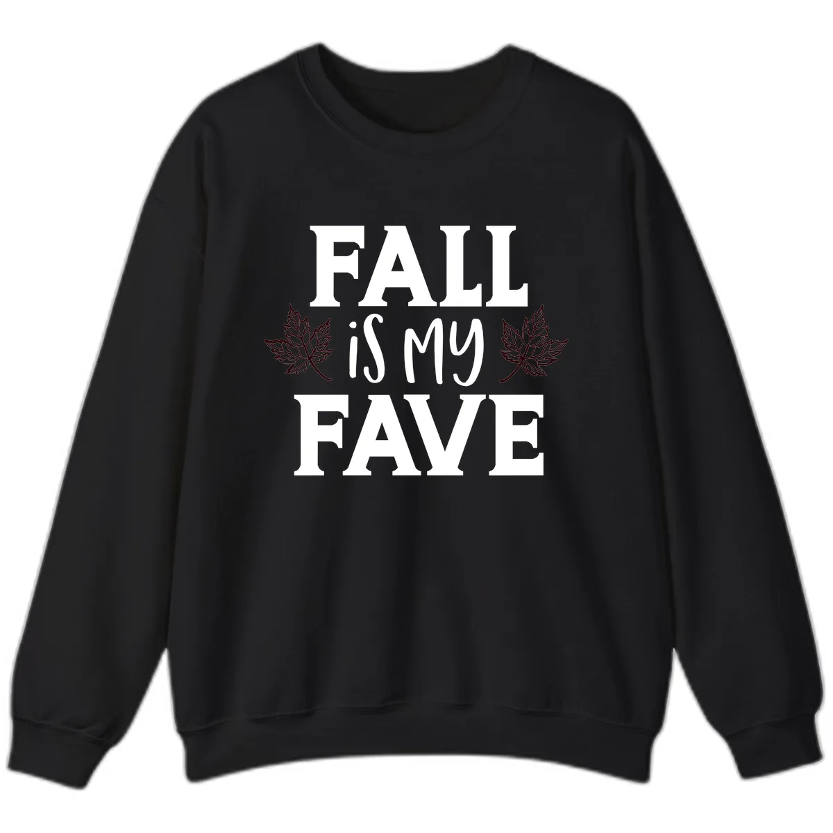 Fall Is My Favorite Season Sweatshirt in Black