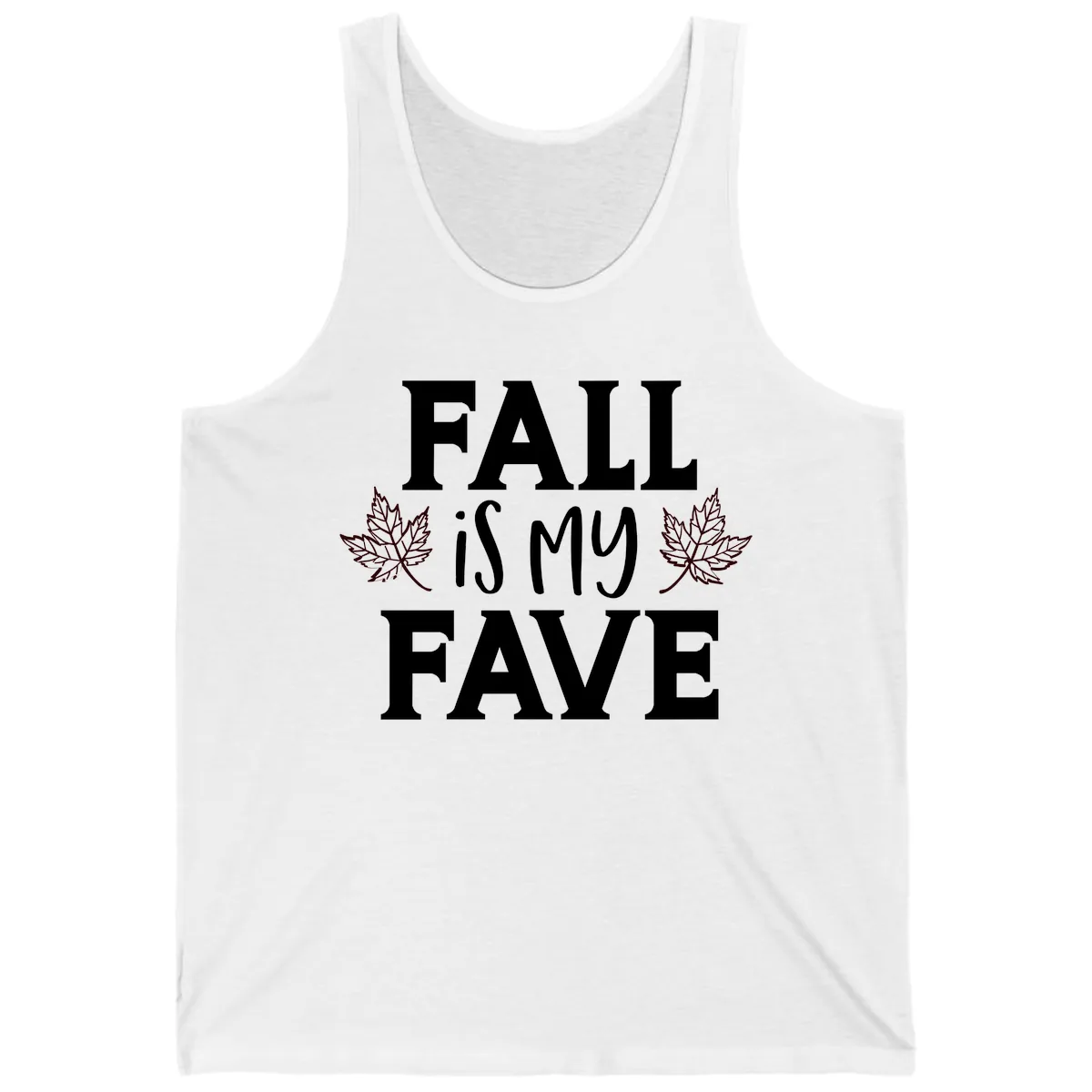 Fall Is My Favorite Season Tank in White