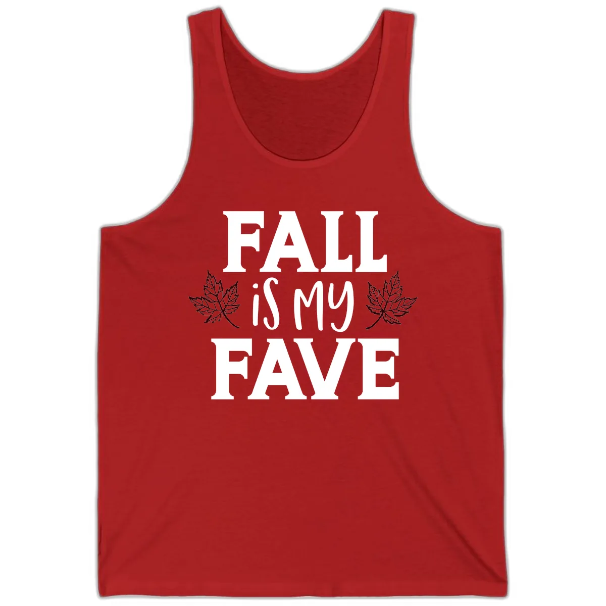 Fall Is My Favorite Season Tank in Red
