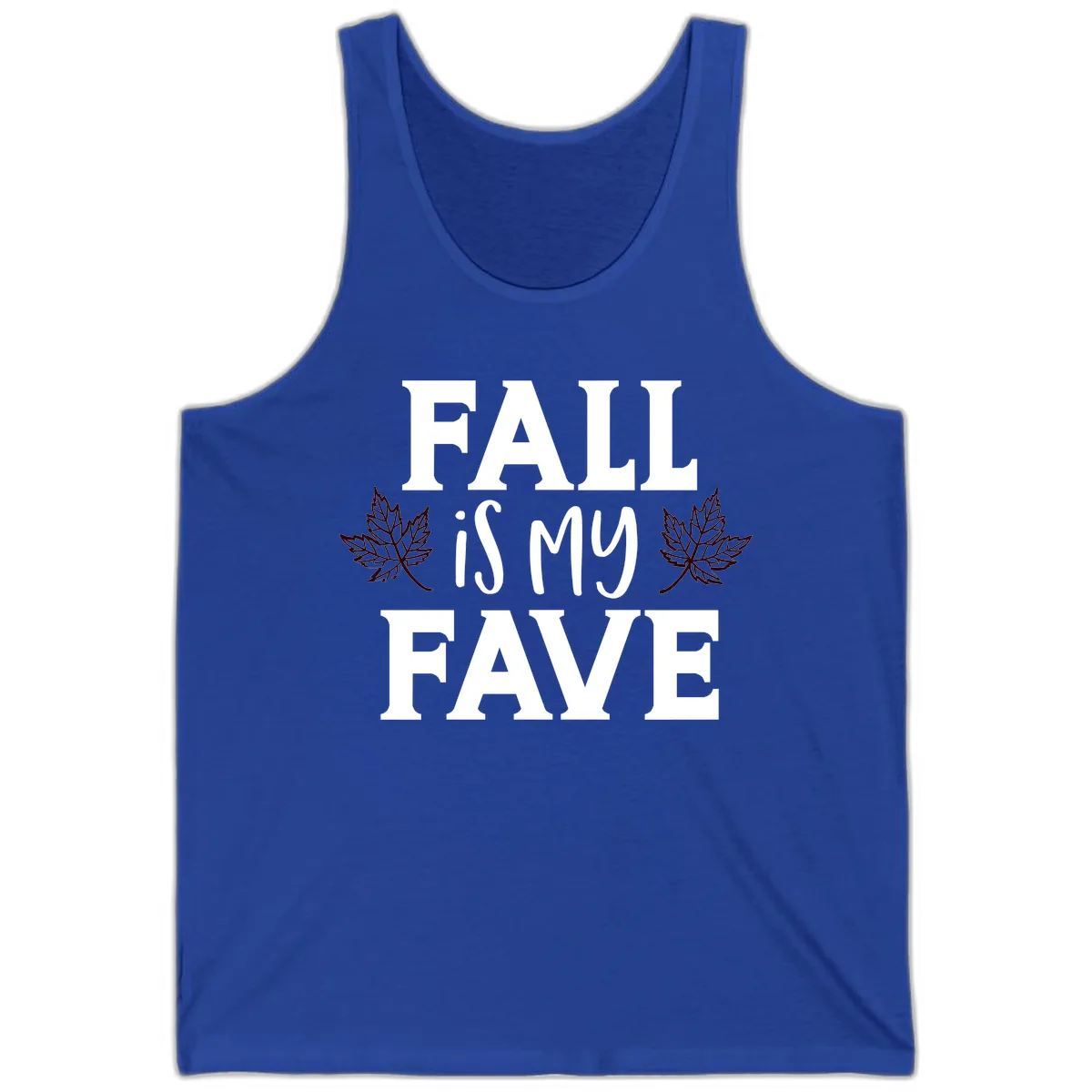 Fall Is My Favorite Season Tank in True Royal