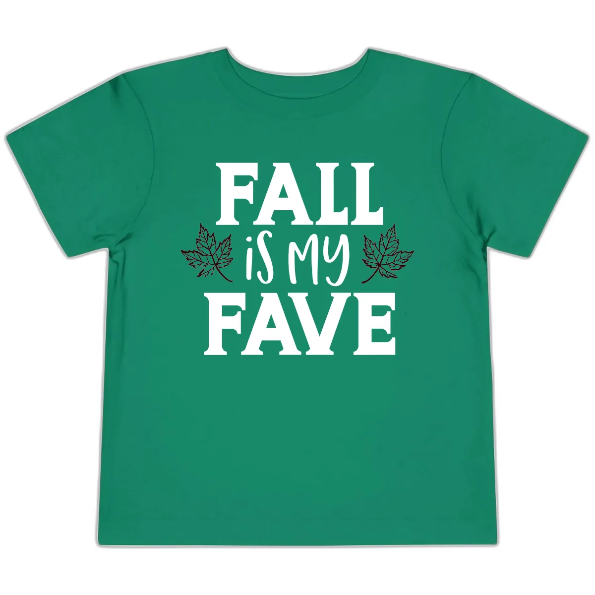 Fall Is My Favorite Season Toddler T-Shirt in Kelly