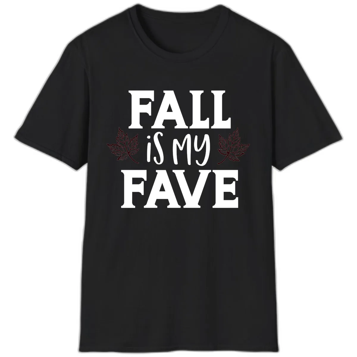 Fall Is My Favorite Season T-Shirt in Black