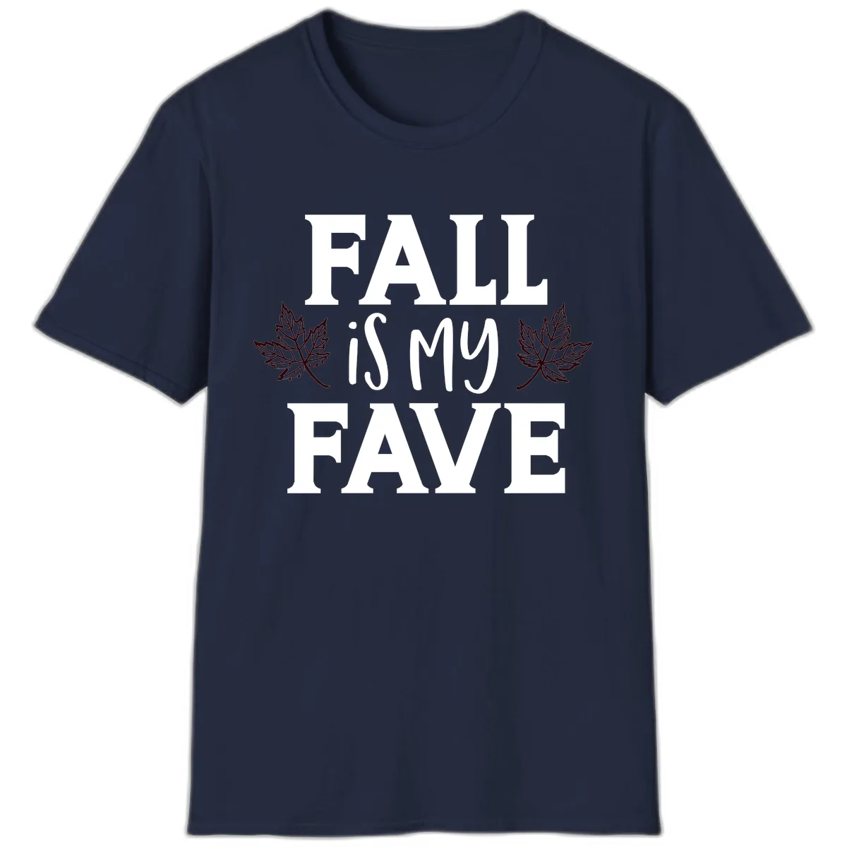 Fall Is My Favorite Season T-Shirt in Navy