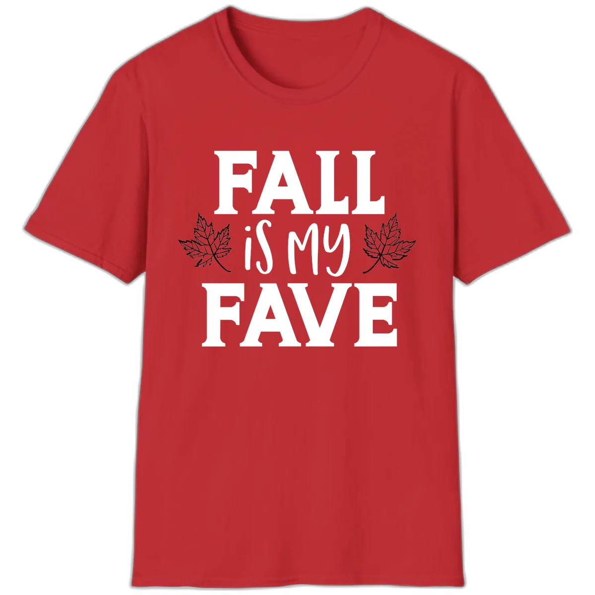 Fall Is My Favorite Season T-Shirt in Red