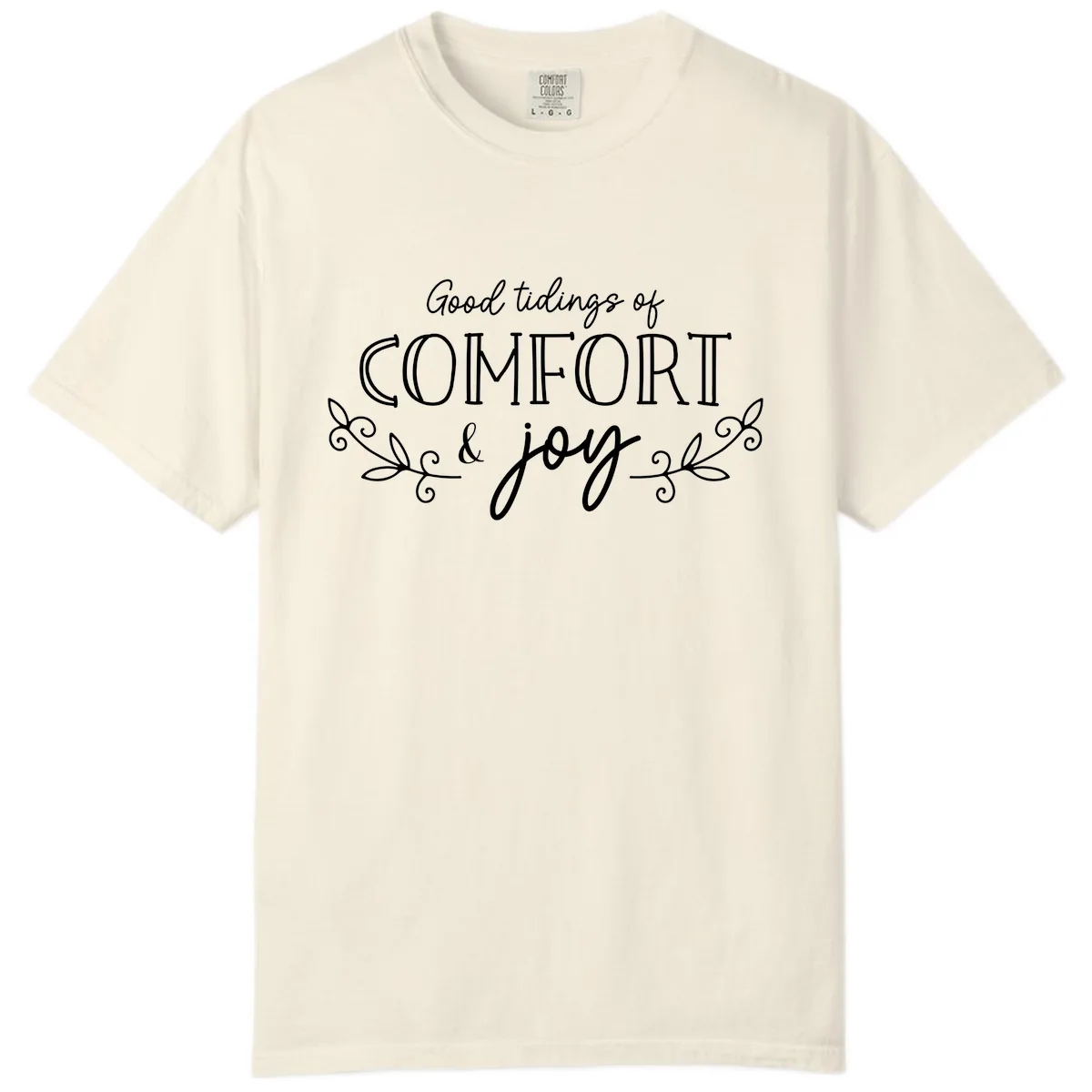 Good Tidings of Comfort and Joy Comfort Color in Ivory