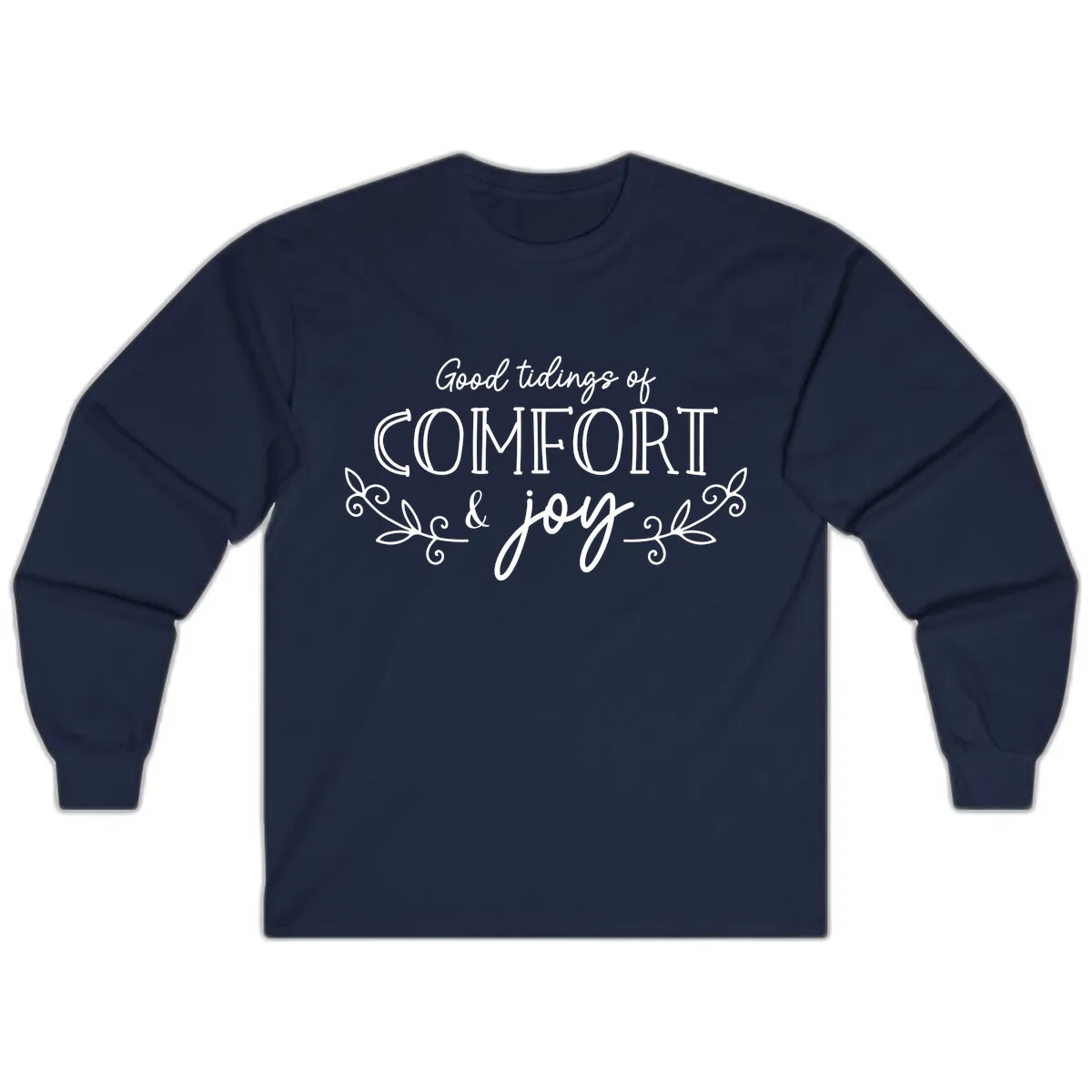 Good Tidings of Comfort and Joy Long Sleeve in Navy