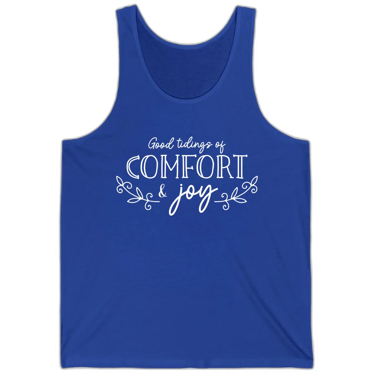 Good Tidings of Comfort and Joy Tank in True Royal