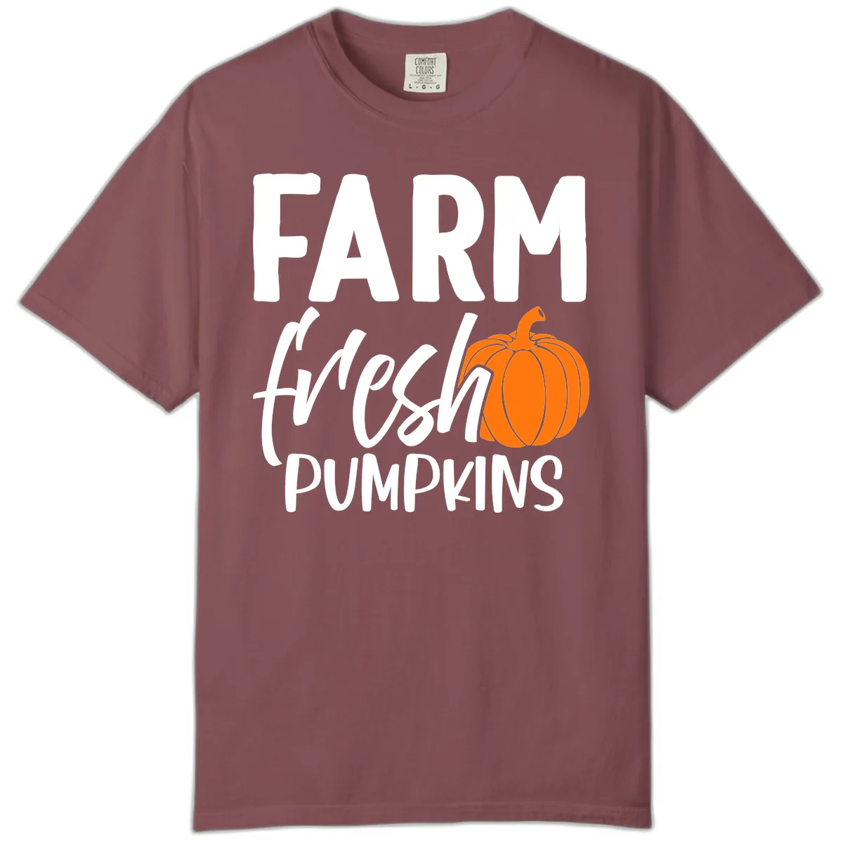 Farm Fresh Pumpkin Patch Design Comfort Color in Brick