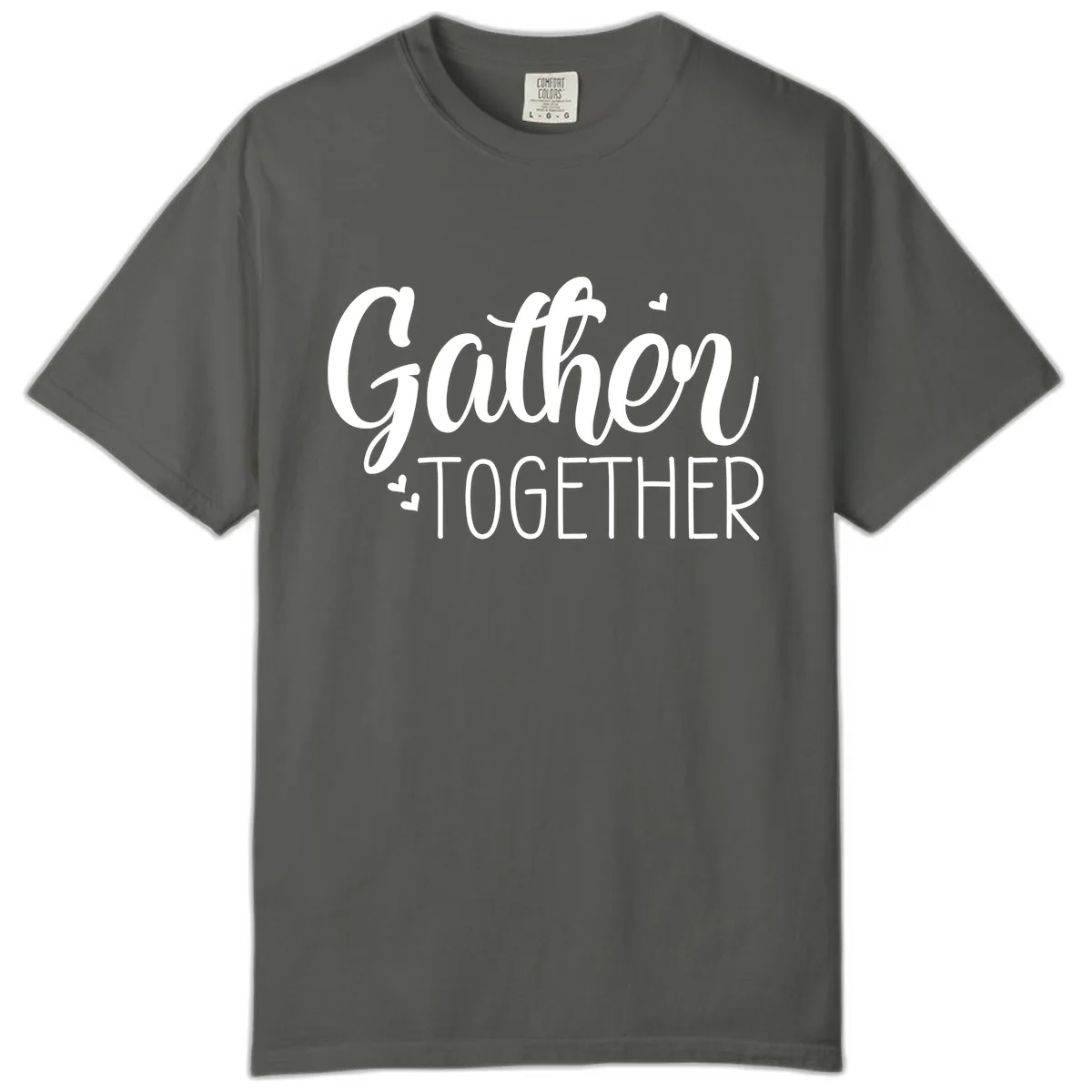 Gather Together Script Design Comfort Color in Pepper