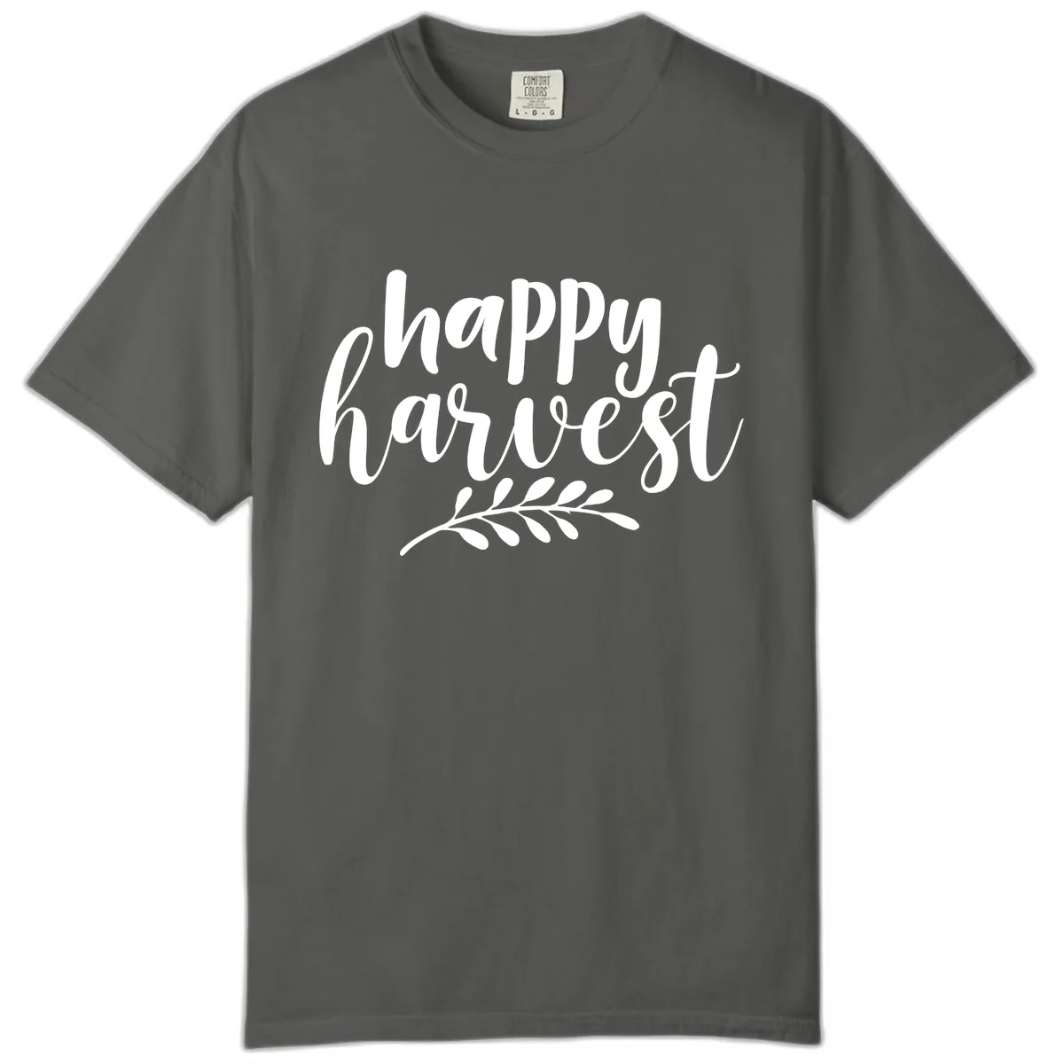 Happy Harvest Script Design Comfort Color in Pepper