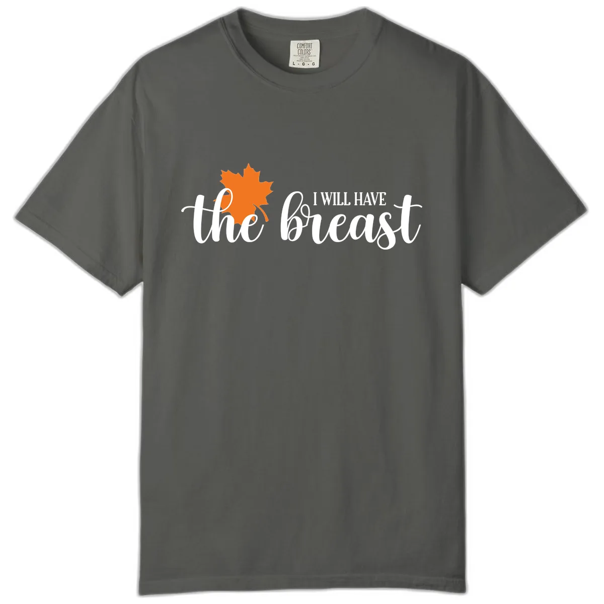 The Breast Fall Maple Leaf Comfort Color in Pepper