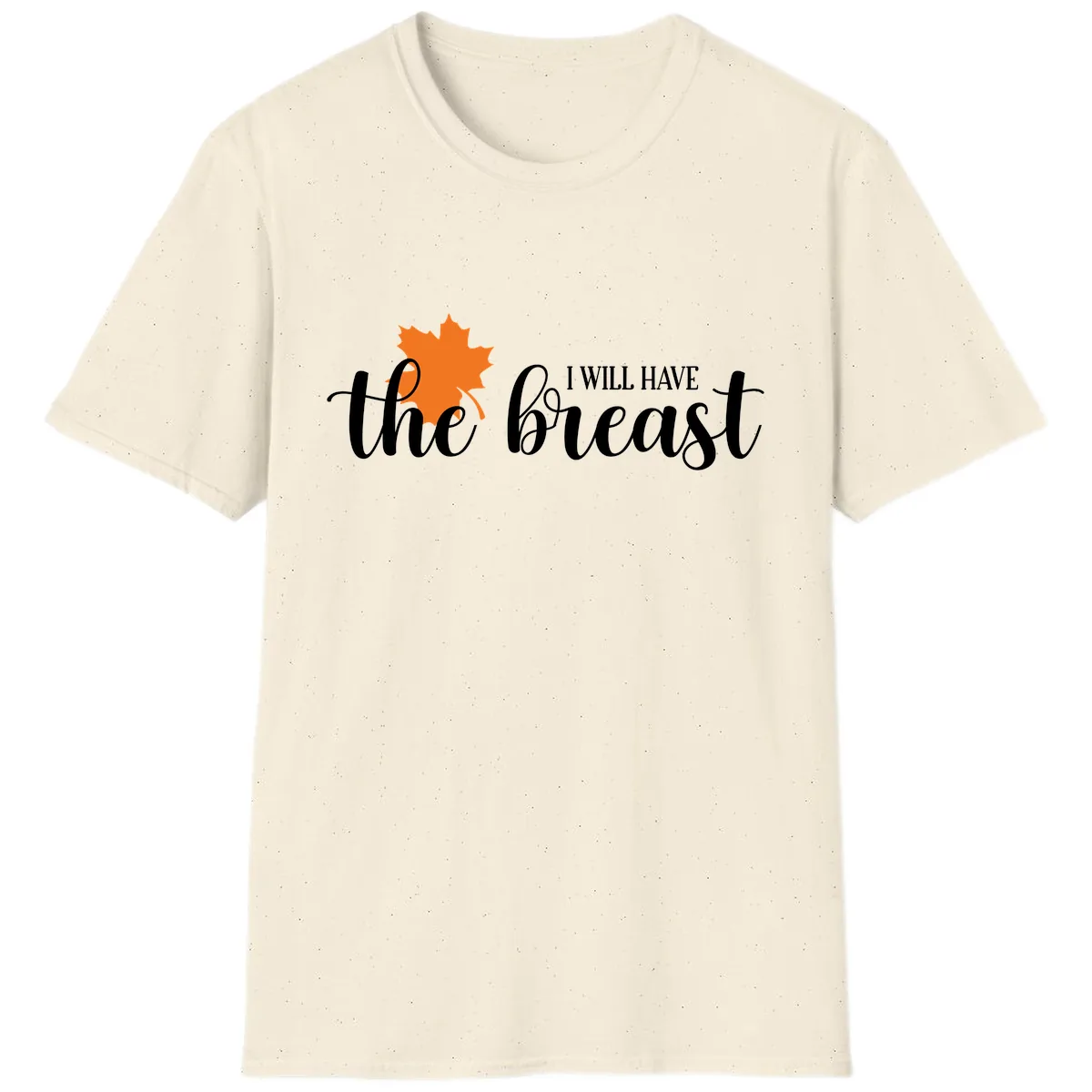 The Breast Fall Maple Leaf T-Shirt in Natural