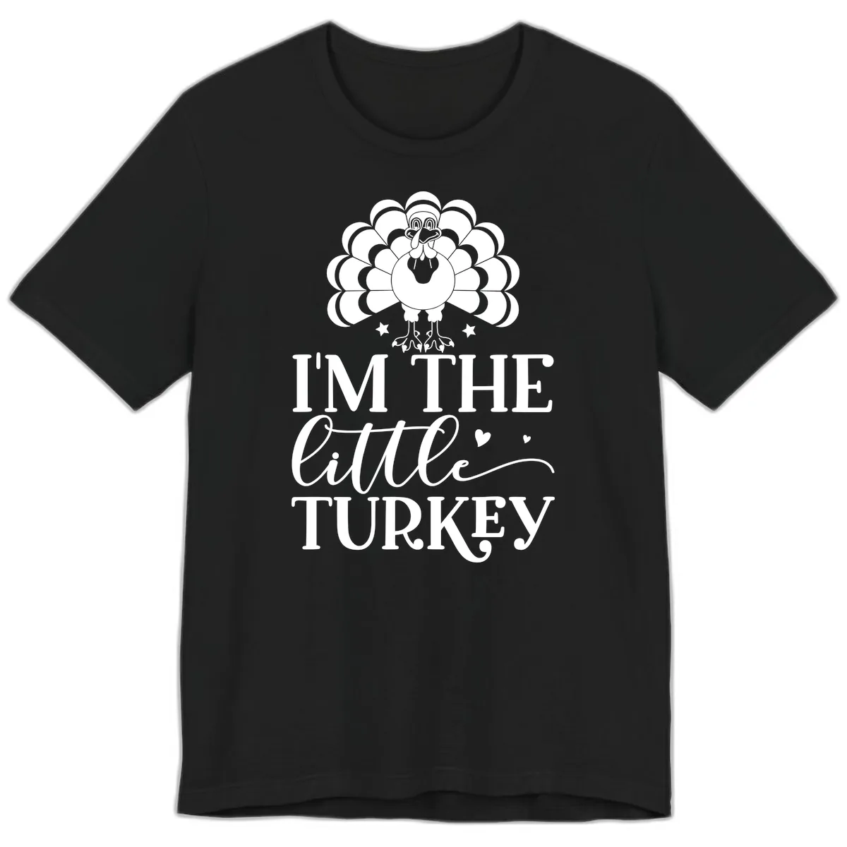 I'm The Little Turkey Thanksgiving Premium T-Shirt in Black