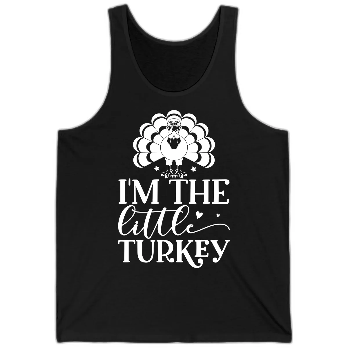 I'm The Little Turkey Thanksgiving Tank in Black