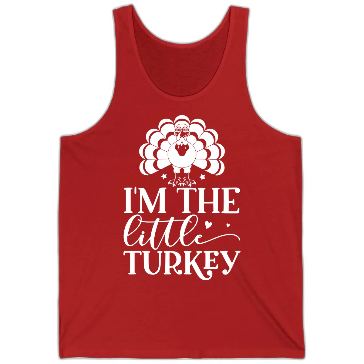 I'm The Little Turkey Thanksgiving Tank in Red
