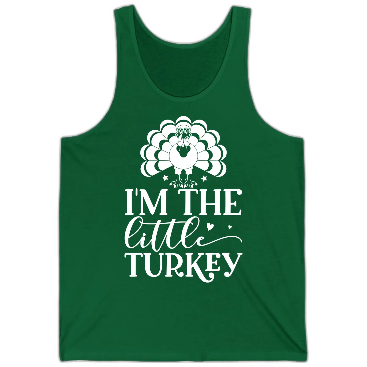I'm The Little Turkey Thanksgiving Tank in Kelly