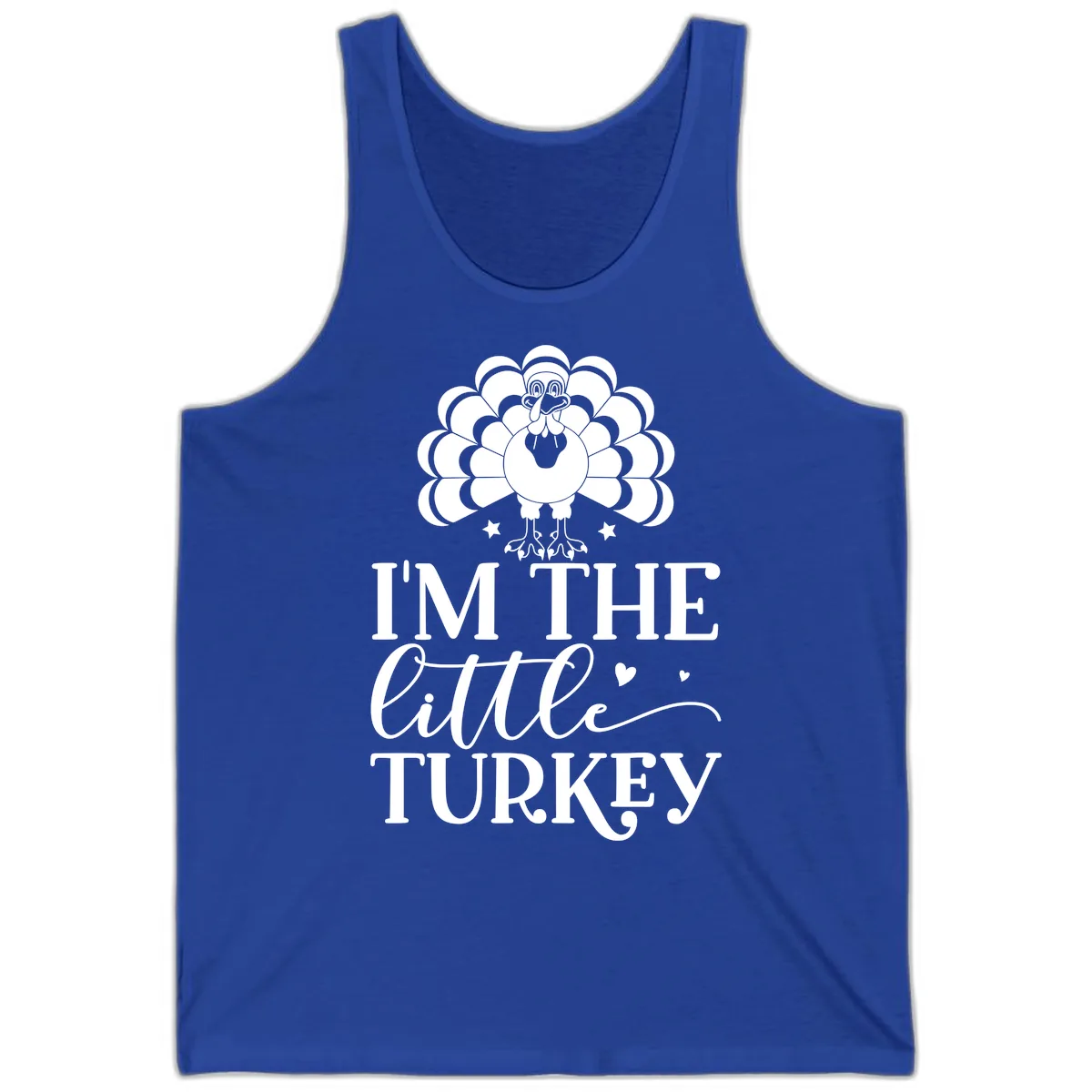 I'm The Little Turkey Thanksgiving Tank in True Royal