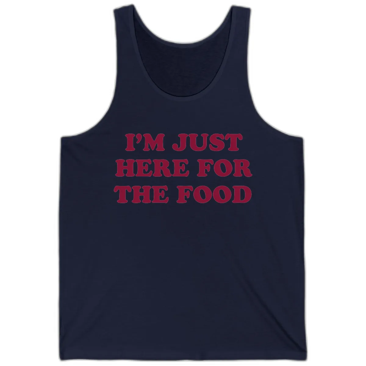 I'm Just Here For The Food Tank in Navy