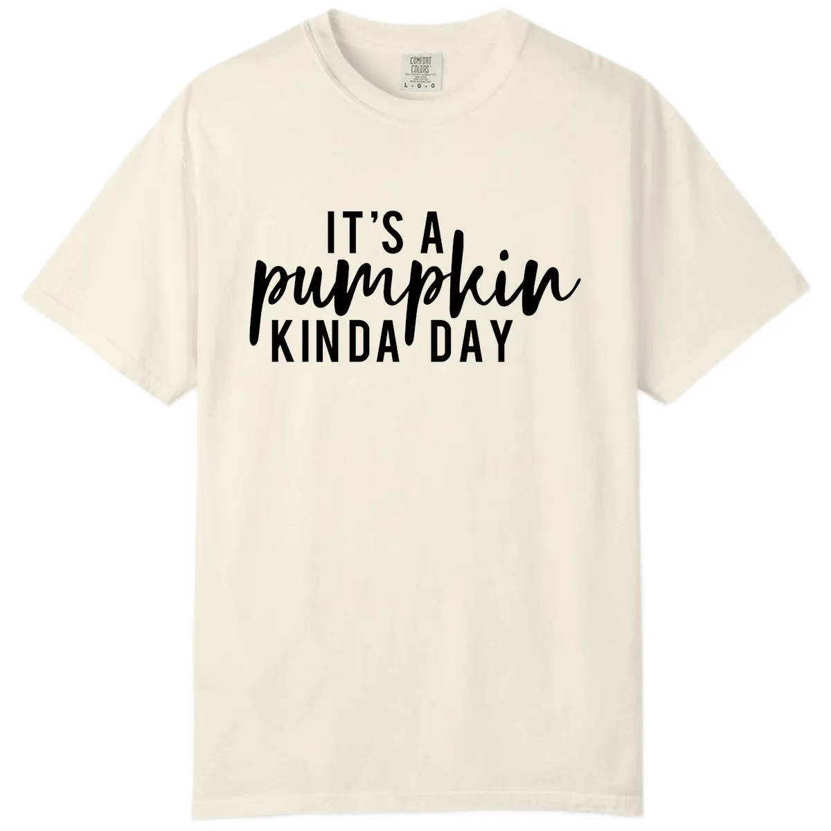 It's A Pumpkin Kinda Day Comfort Color in Ivory