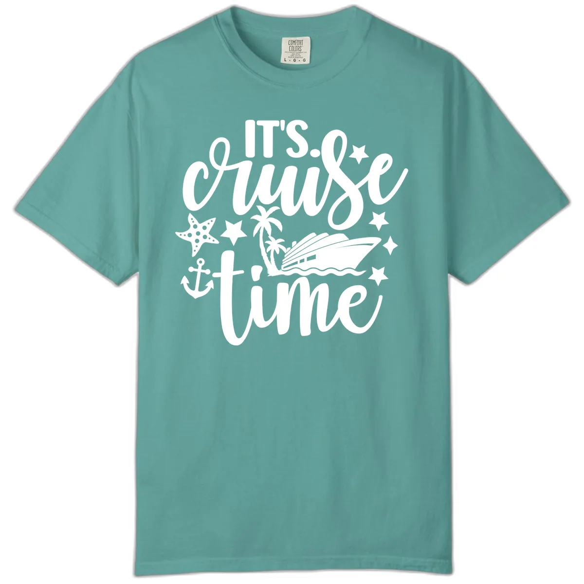 It's Cruise Time Design Comfort Color in Seafoam
