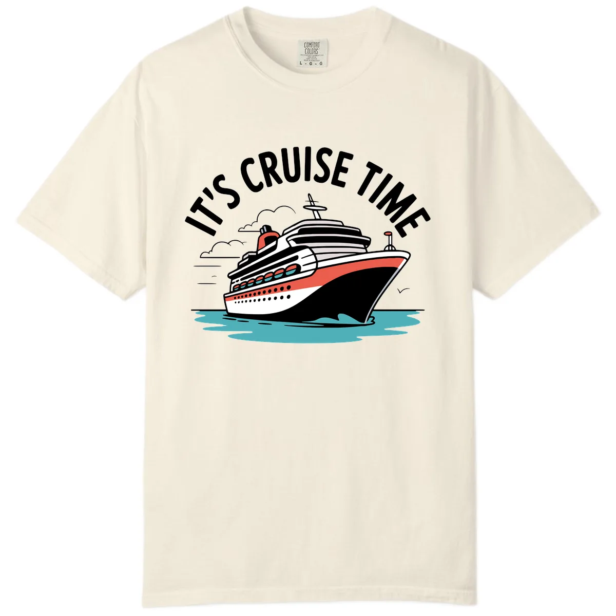 Its Cruise Time Ship Comfort Color in Ivory