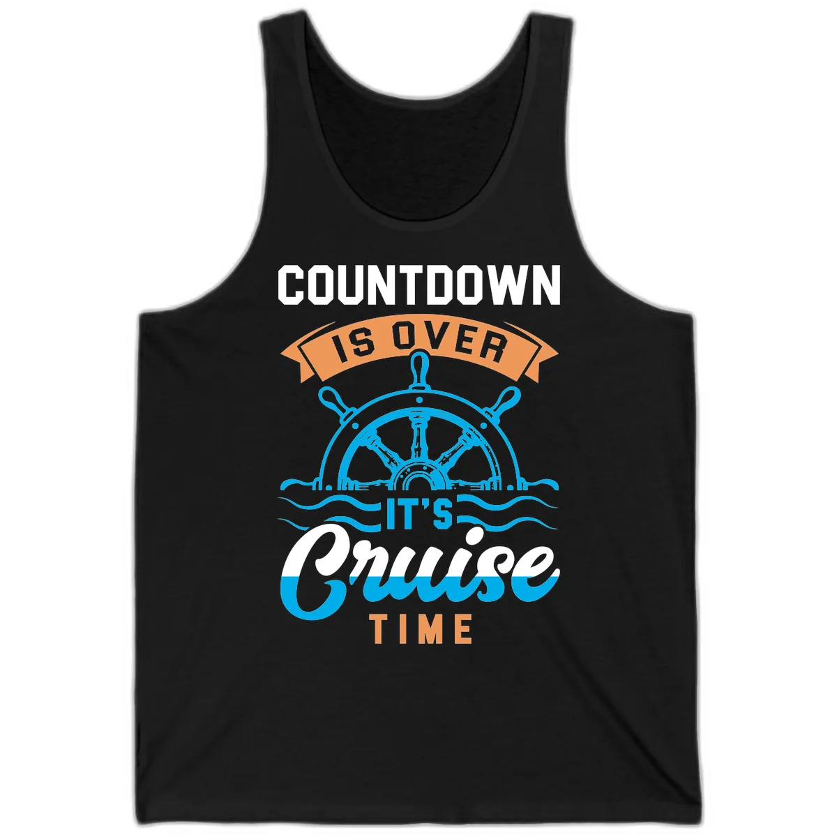Its Cruise Time Countdown Tank in Black