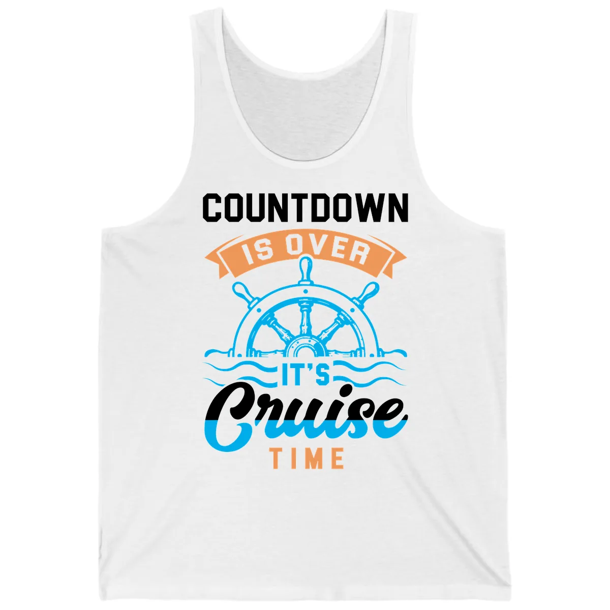 Its Cruise Time Countdown Tank in White