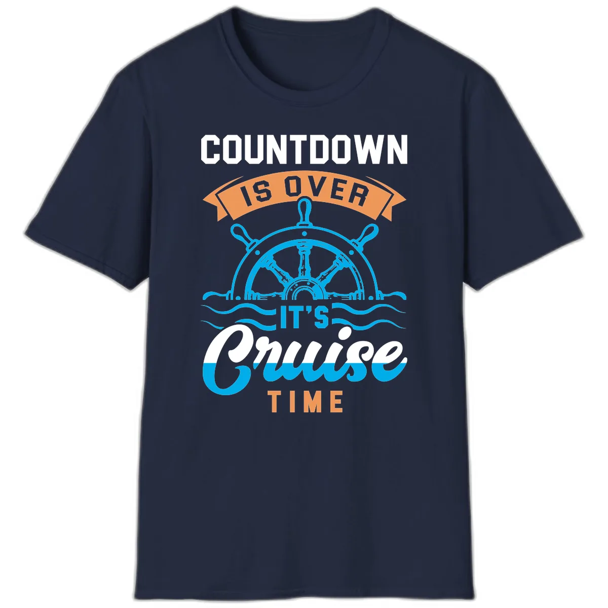 Its Cruise Time Countdown T-Shirt in Navy