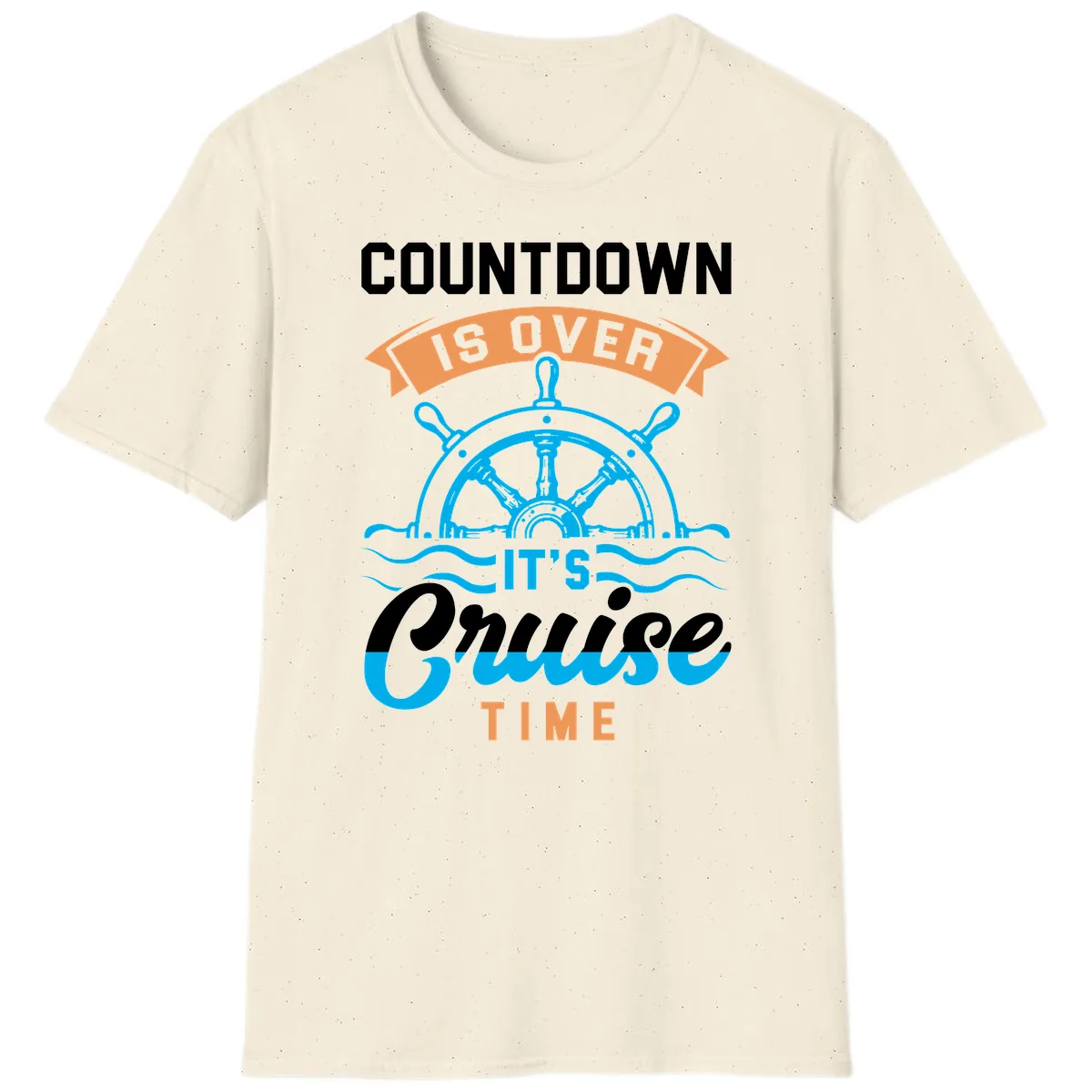 Its Cruise Time Countdown T-Shirt in Natural