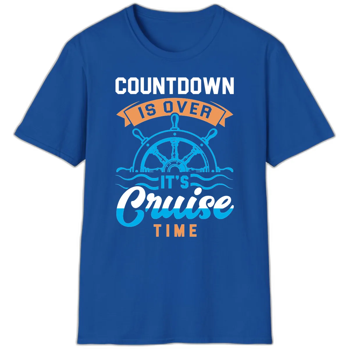 Its Cruise Time Countdown T-Shirt in Royal