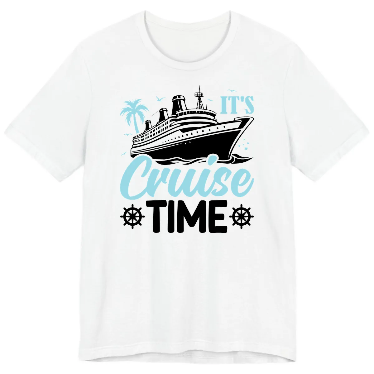 It's Cruise Time Graphic Premium T-Shirt in White