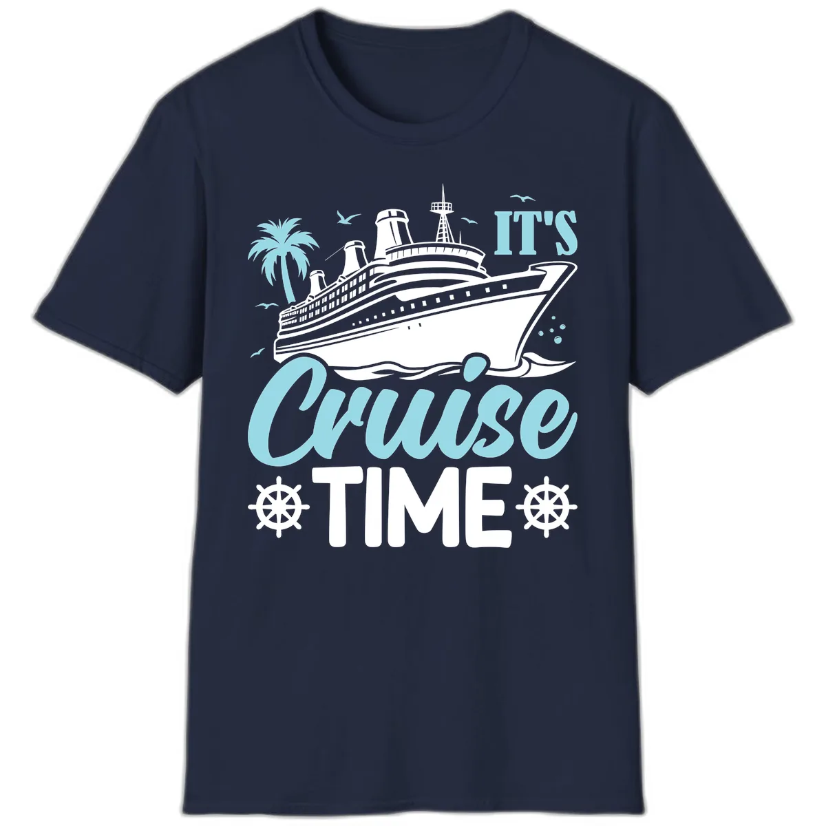 It's Cruise Time Graphic T-Shirt in Navy