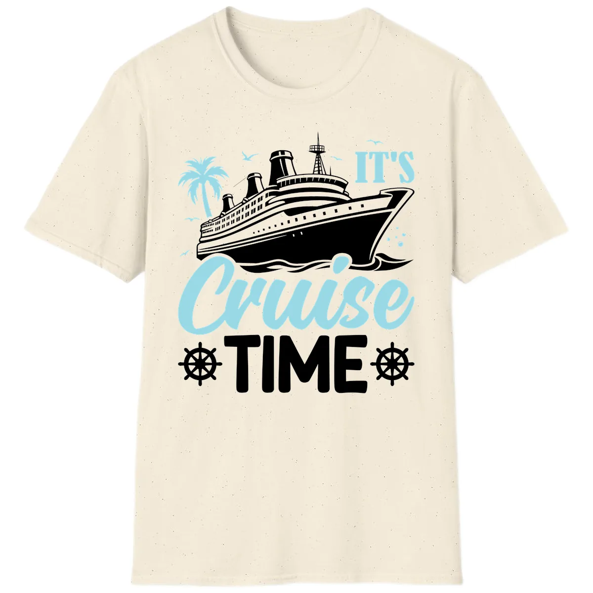It's Cruise Time Graphic T-Shirt in Natural