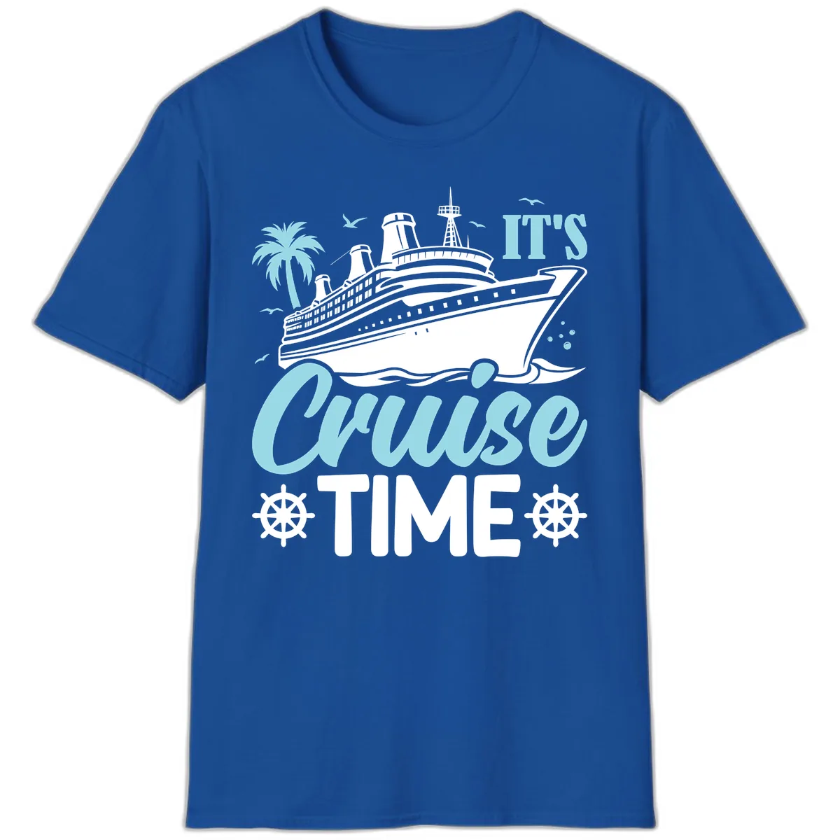 It's Cruise Time Graphic T-Shirt in Royal