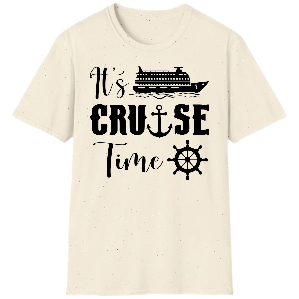 It's Cruise Time Graphic T-Shirt in Natural