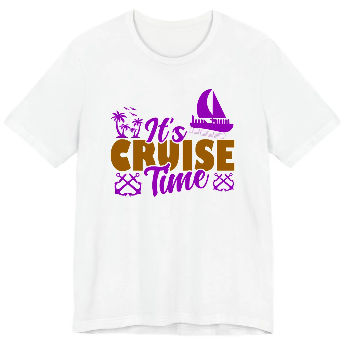 It's Cruise Time Vacation Apparel Premium T-Shirt in White