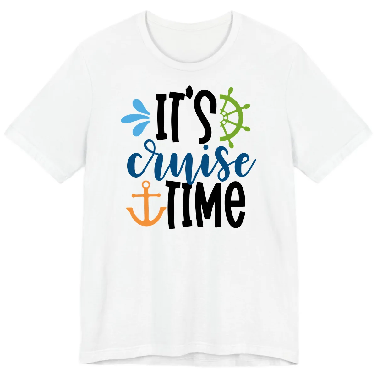 It's Cruise Time Graphic Design Premium T-Shirt in White