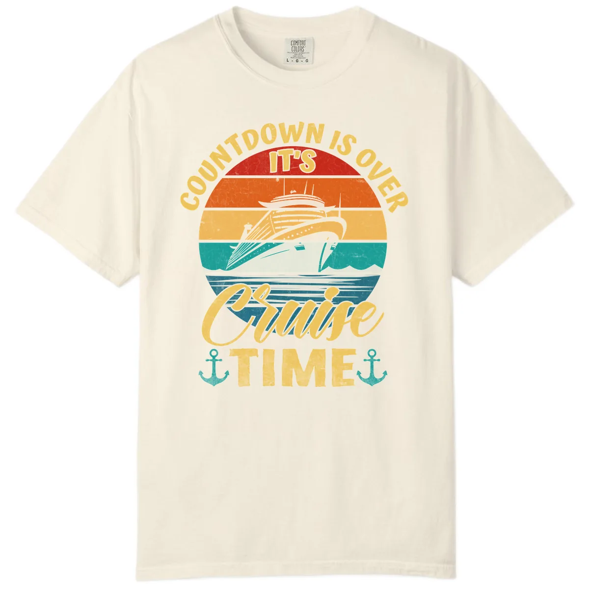 Countdown Is Over Cruise Time Comfort Color in Ivory