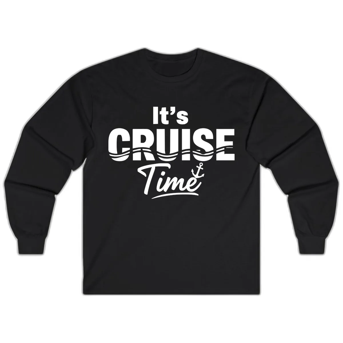 It's Cruise Time Long Sleeve in Black